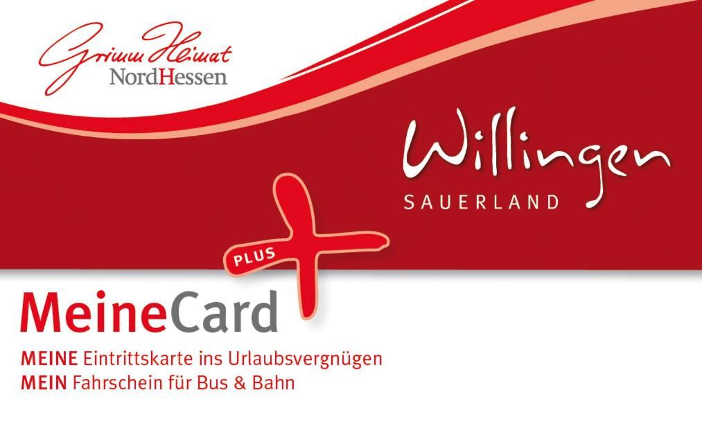Fewo Blumes Bergfrieden Mit Meinecardplus Willingen  Eksteriør bilde